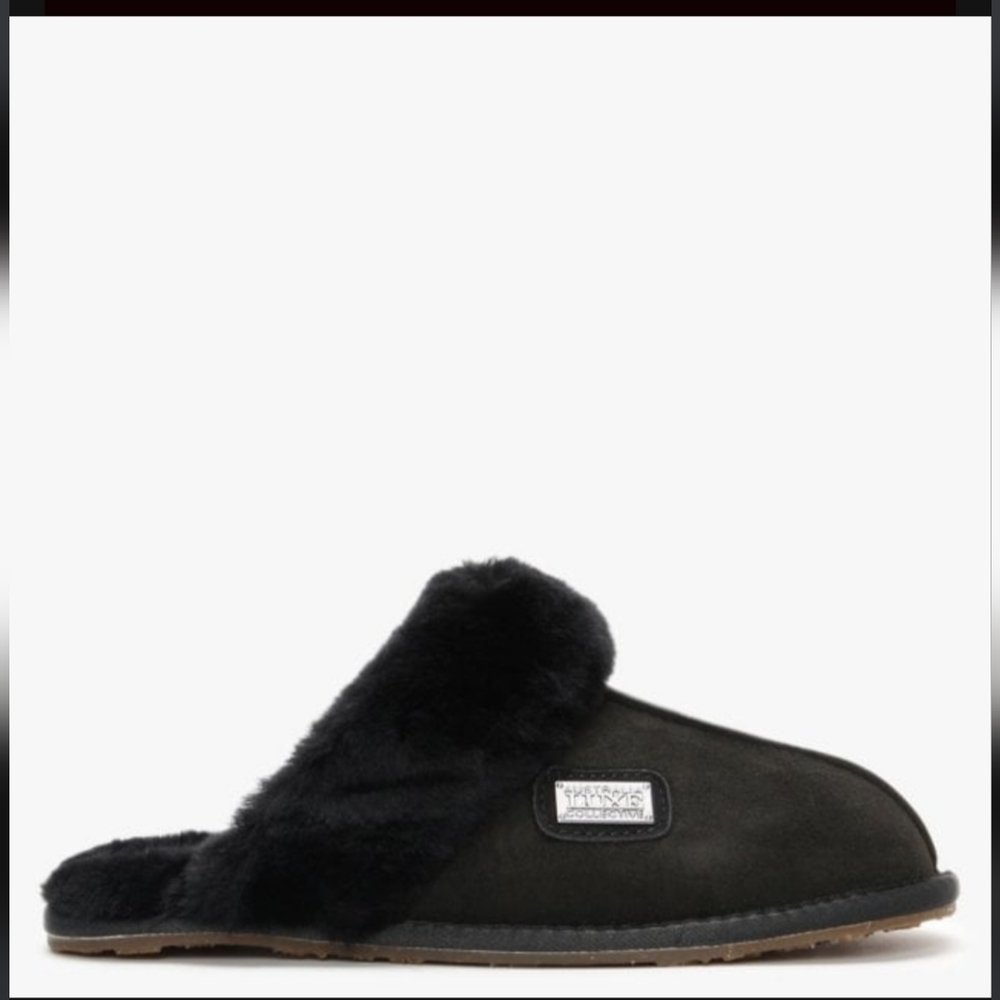 Australia Luxe Collective Closed Mule Double Faced.Sheepskin Black #432